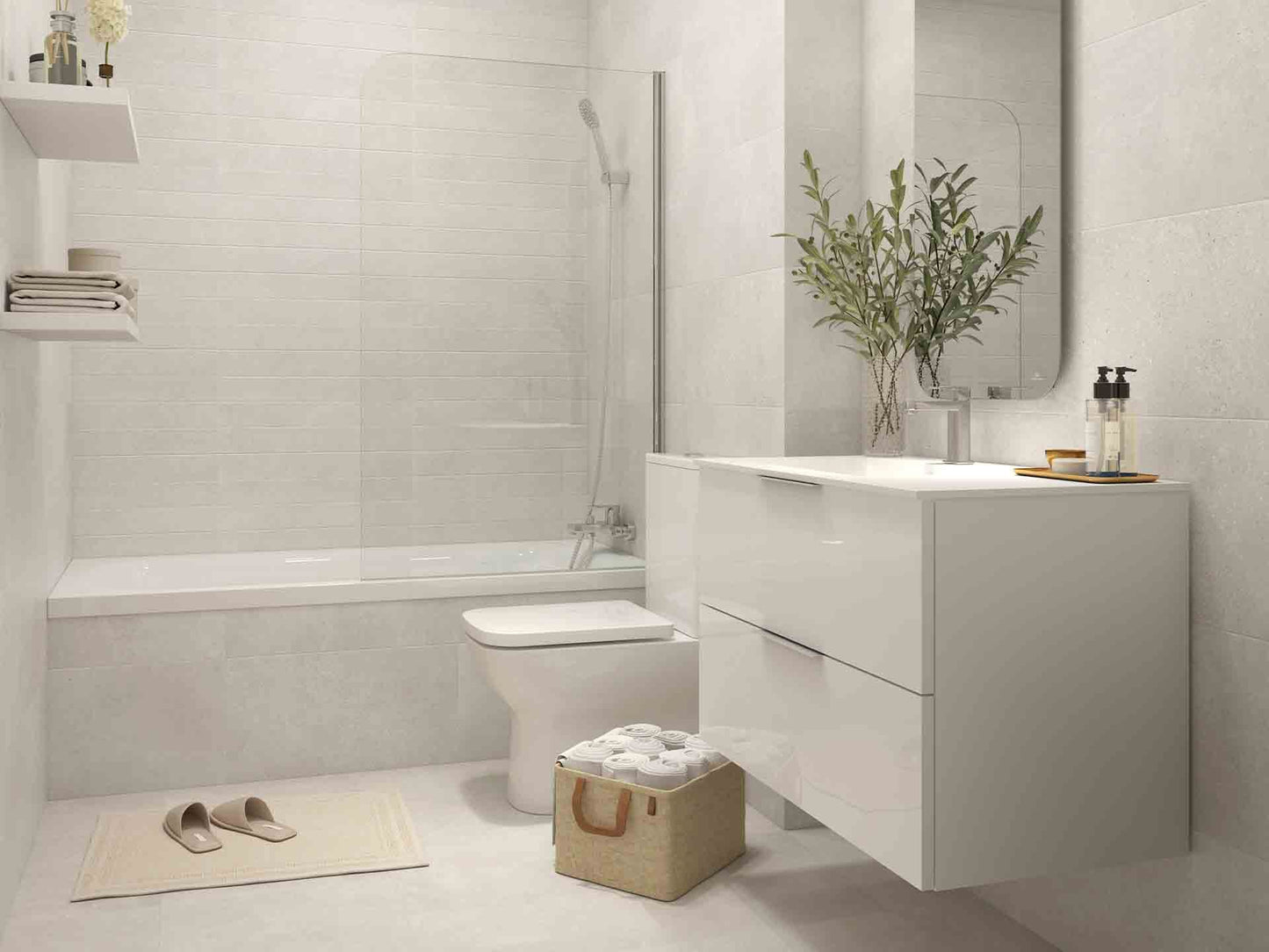Bottega White 44.3X44.3