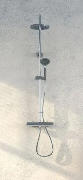 Aqualisa AQ150 Collection Cool Touch Round Shower Column (inc fixing kit) HP - Chrome