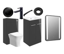 Principle Suite - Principle 510mm F/S Furniture Pack with Black Finishes