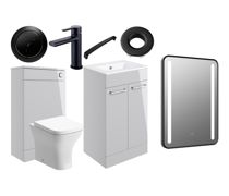 Principle Suite - Principle 510mm F/S Furniture Pack with Black Finishes