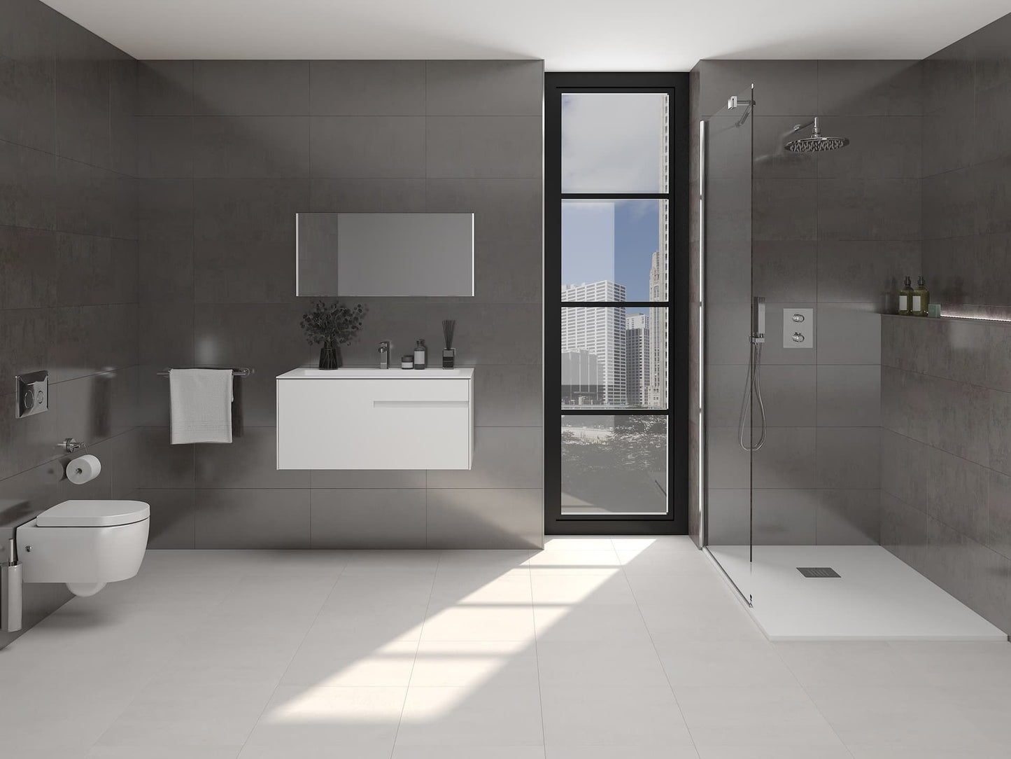 Ferroker Platino 44.3X44.3