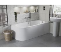 Tuscany 450x400mm 1TH Basin & Full Pedestal