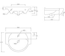 HomeFit 550mm Vanity & C/C Toilet Pack