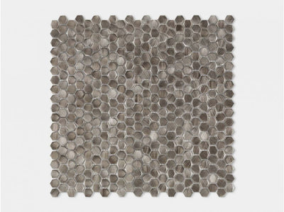 Gravity Aluminium Hexagon Metal 30,7 - Porcelanosa wall tile