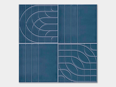 Metropolitan Deco Ocean(60C/P) 20X20 - Porcelanosa wall tile