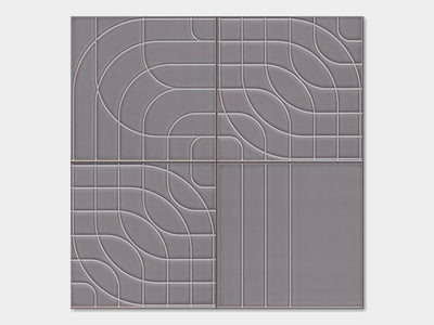 Metropolitan Deco Steel(60C/P) 20X20 - Porcelanosa wall tile