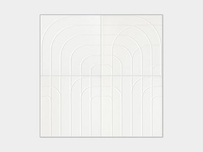 Metropolitan Deco Snow(60C/P) 20X20 - Porcelanosa wall tile