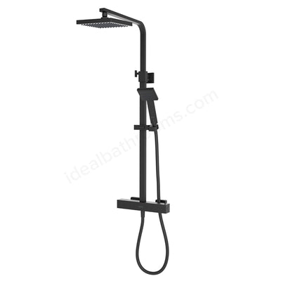 Aqualisa AQ Cool Touch Square Shower Column (inc Fixing Kit) HP - Matt Black