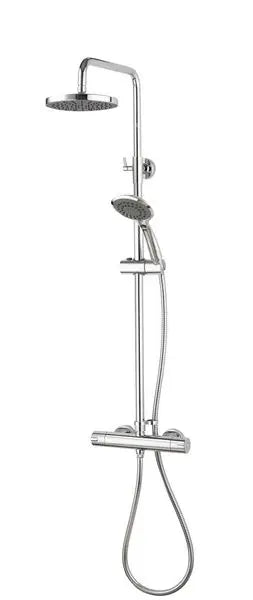 Aqualisa AQ Collection Cool touch round shower column (inc fixing kit) HP - Chrome