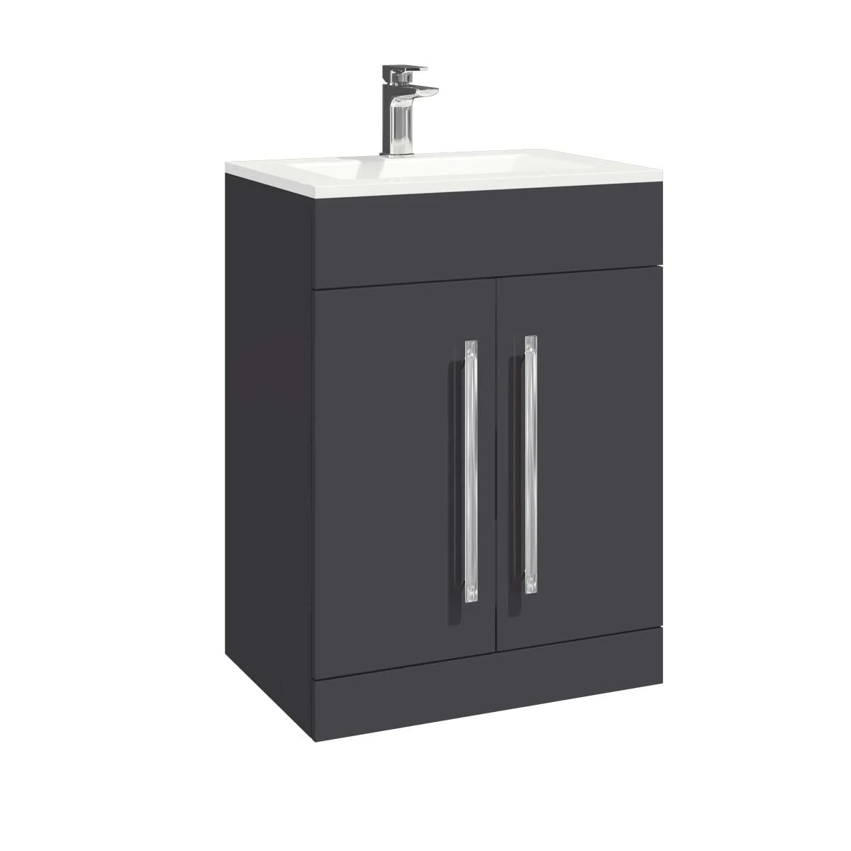 Lili 2 Door 600 Vanity Unit and Thin Ceramic Basin