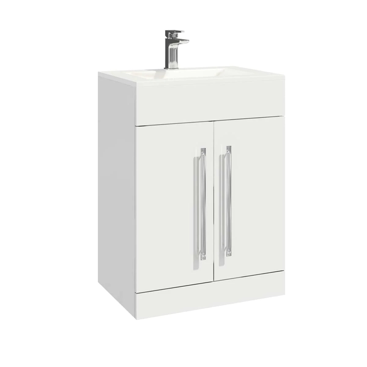 Lili 2 Door 600 Vanity Unit and Thin Ceramic Basin