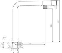 Abode Agilis Single Lever Mixer Tap - Matt Black