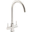 Abode Focal Monobloc Mixer Tap - St/Steel