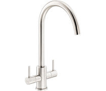 Abode Focal Monobloc Mixer Tap - St/Steel