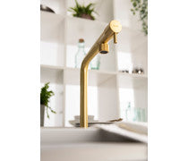 Abode Agilis Single Lever Mixer Tap - Brushed Brass