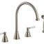 Abode Astbury 3 Part Mixer Tap w/Handspray - Pewter