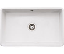 Abode Provincial Large 1B Undermount Sink - White