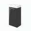 Principle 410mm Floor Standing Basin Unit & Close Coupled Toilet Pack
