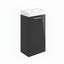 Principle 410mm Floor Standing Basin Unit & Close Coupled Toilet Pack