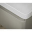 Crystal 500mm Wall Hung 1 Drawer Basin Unit & Basin - Matt Latte