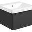 Crystal 500mm Basin Unit & Rimless Close Coupled WC Pack - Matt Black