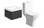Crystal 500mm Basin Unit & Rimless Close Coupled WC Pack - Matt Black