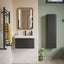 Crystal 500mm Basin Unit & Rimless Close Coupled WC Pack - Matt Black