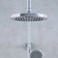 Aqualisa AQ Collection Cool touch round shower column (inc fixing kit) HP - Chrome