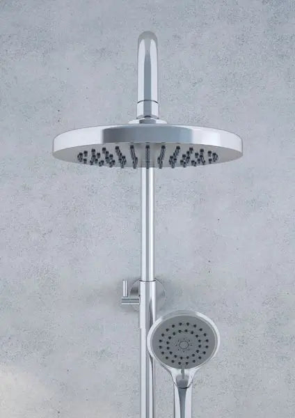 Aqualisa AQ Collection Cool touch round shower column (inc fixing kit) HP - Chrome