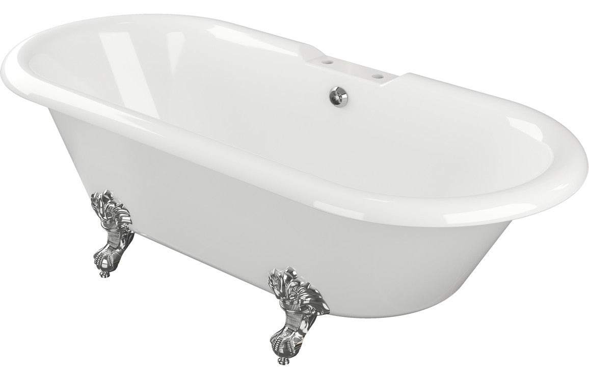 Barnum Freestanding 1690x740x620mm 2TH Bath w/Feet