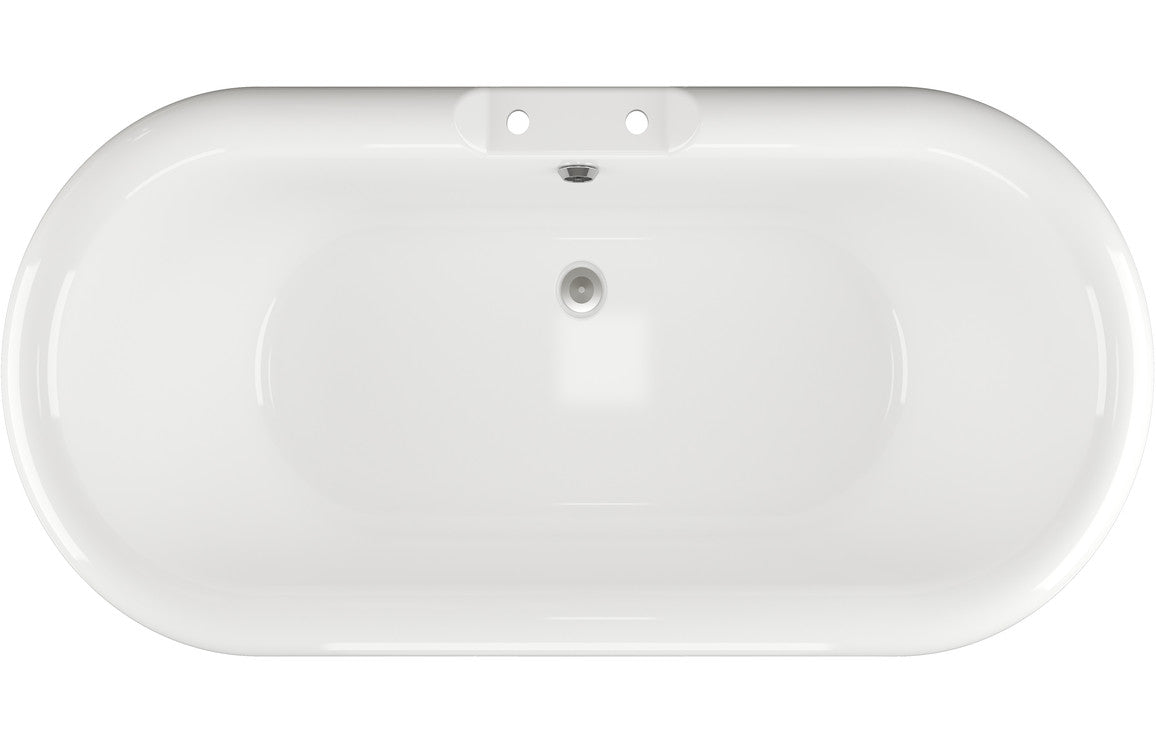 Barnum Freestanding 1690x740x620mm 2TH Bath w/Feet