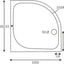 45mm Low Profile Quadrant Tray & Waste