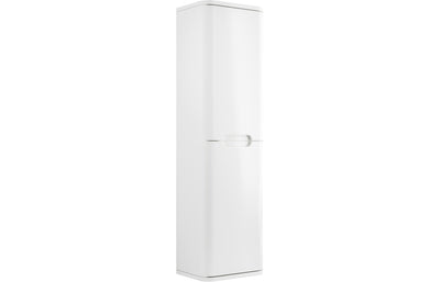 Stamford 350mm 2 Door Wall Hung Tall Unit - White Gloss