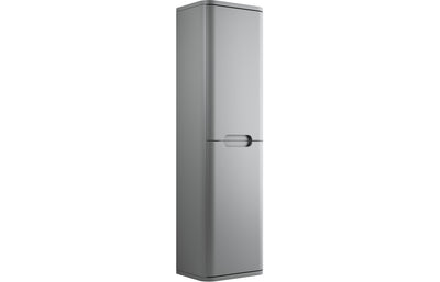 Stamford 350mm 2 Door Wall Hung Tall Unit - Matt Grey