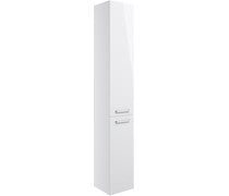 Principle 350mm Floor Standing 2 Door Tall Unit - White Gloss