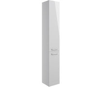 Principle 350mm Floor Standing 2 Door Tall Unit - White Gloss