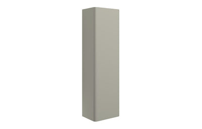 Crystal 350mm Wall Hung 1 Door Tall Unit - Matt Latte