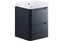Stamford 500mm 2 Drawer Wall Hung Cloakroom Basin Unit - Matt Indigo