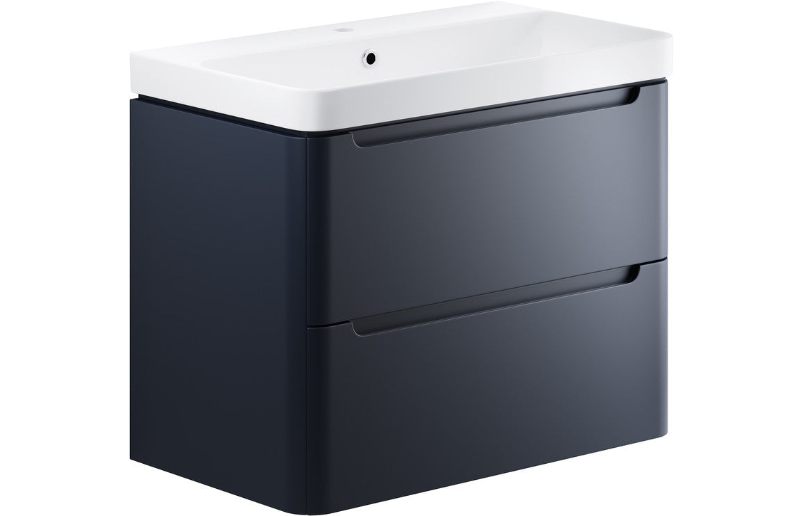 Stamfords 800mm 2 Drawer Wall Hung Basin Unit