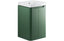 Stamford 500mm 2 Door Floor Standing Cloakroom Basin Unit - Matt Sage Green