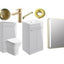 Principle Suite - Principle 510mm F/S Furniture Pack, with Brushed Brass Finishes