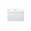 Crystal 605mm Wall Hung 1 Drawer Basin Unit & Basin - Matt White