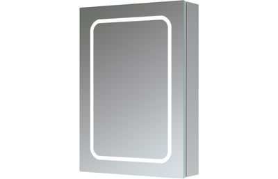 Rita 500mm 1 Door Front-Lit LED Mirror Cabinet