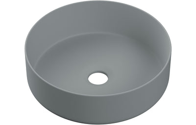 Laurel 355mm Ceramic Round Washbowl & Waste