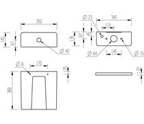 Tamarind Rimless Close Coupled Fully Shrouded Short Projection WC & Soft Close Seat