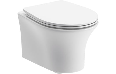 Sago Rimless Wall Hung WC & Soft Close Seat