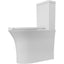 Sago Rimless Close Coupled Fully Shrouded WC & Soft Close Seat