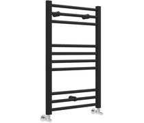 Grana Straight 30mm Ladder Radiator - Matt Black