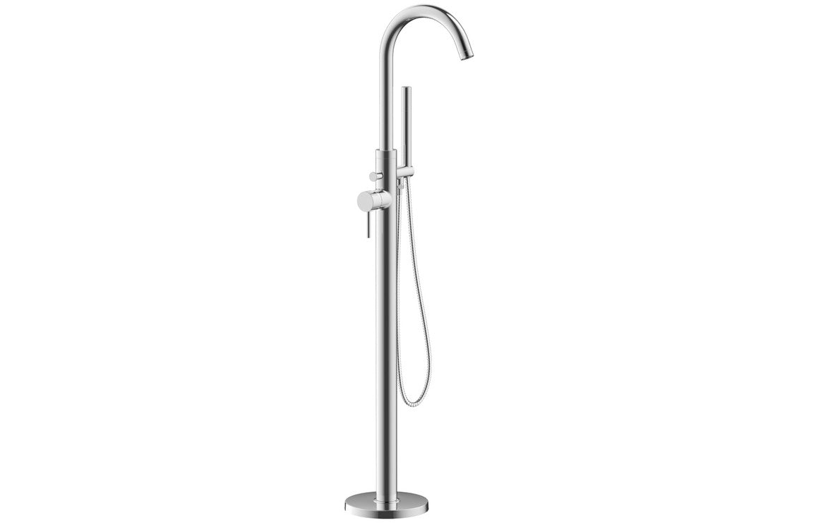 Opera Floor Standing Bath/Shower Mixer - Chrome