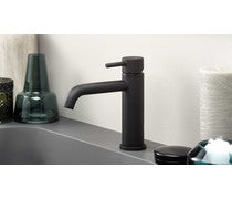 Vema Maira 4-Hole Deck Mounted Bath/Shower Mixer - Matt Black